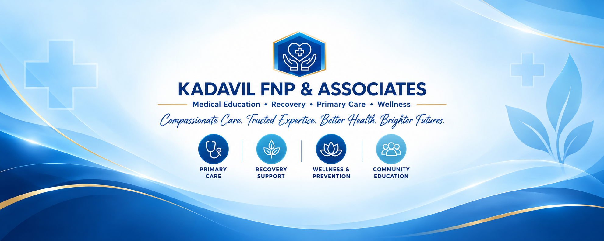 YouTube channel banner for Kadavil FNP and Associates